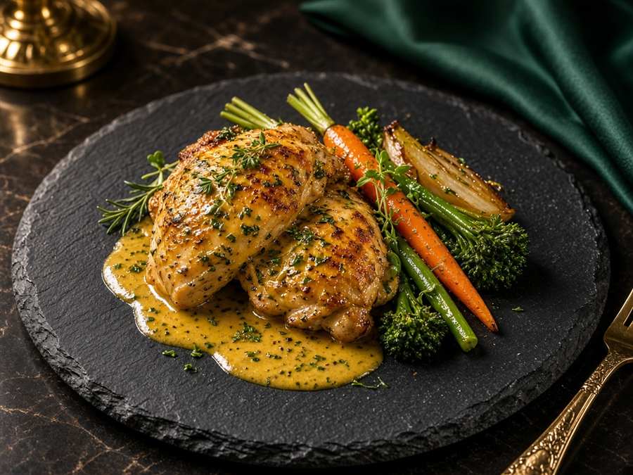 Seasonal plated meal from the Wilde Bistro kitchen